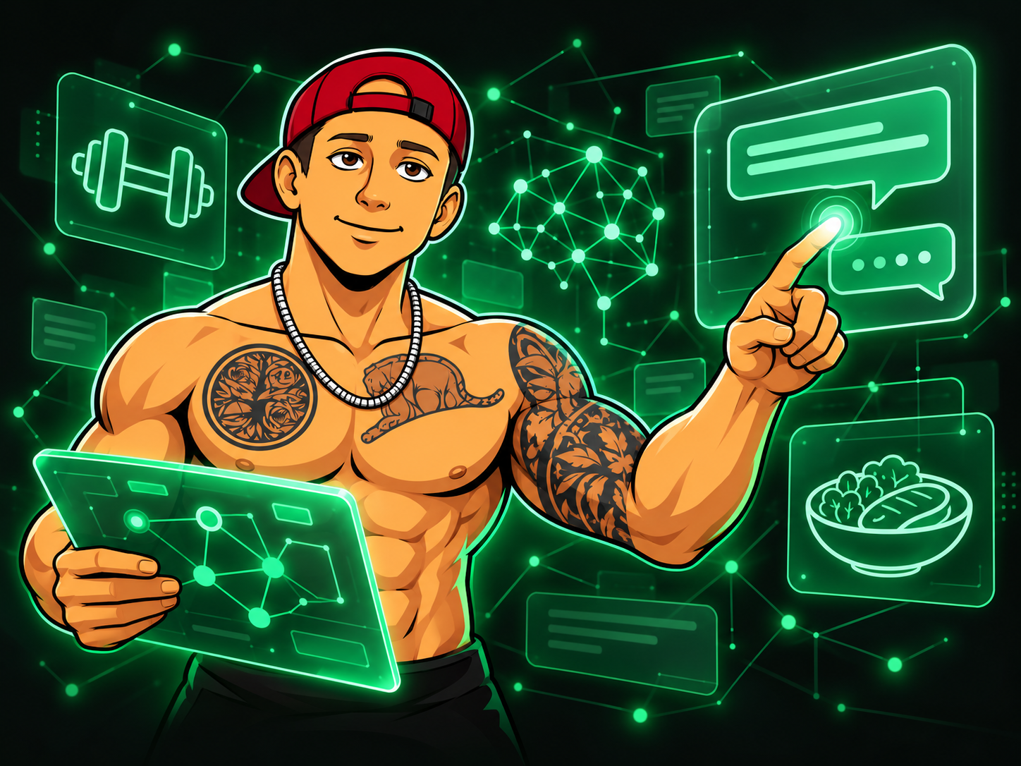 Tu Amigo el Moya interactuando con asistentes de inteligencia artificial para alimentación y entrenamiento